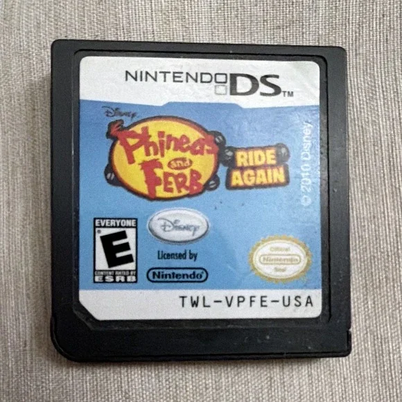 Disney Phineas and Ferb: Ride Again Nintendo DS Game, E, NTSC-U/C