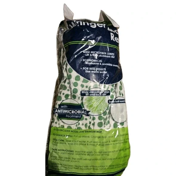 EverClean‎ Wringer Mop Refill Antimicrobial Machine Washable 7141
