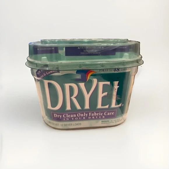 Dryel At Home Dry Cleaner Only Fabric Care in Your Dryer 12 loads 48 Garments