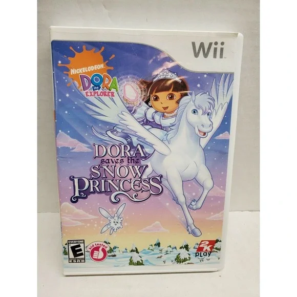 Nickelodeon Dora the Explorer Dora Saves The Snow Princess‎ Wii Video Game