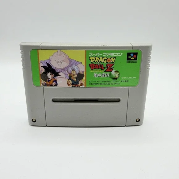 Dragon Ball Z Super Butoden 3 Super Famicom Game Bandai NTSC-J‎ 1994 Cart