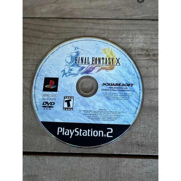 Final Fantasy X - PS2 - DISC ONLY  Play Station‎ 2 2001