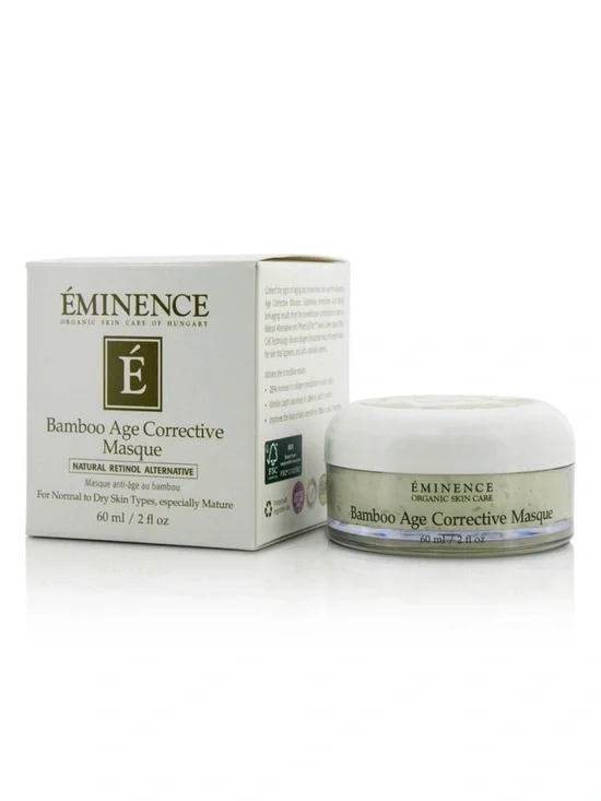 NIB Eminence Organic Skin Care Bamboo Age Corrective Masque - 2oz