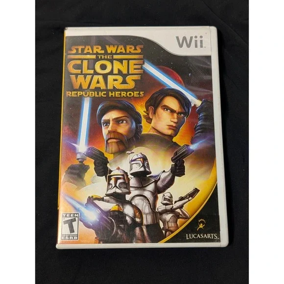 Star Wars: The Clone Wars‎ - Republic Heroes Nintendo Wii Game TestedCIB