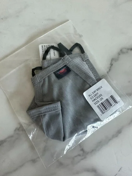 FAHERTY Unisex Gray All Day Face Mask NEW NIP