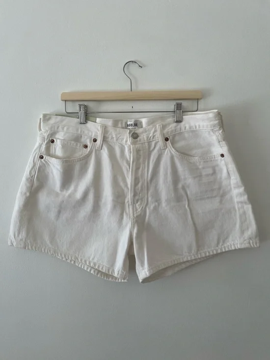 AGOLDE 100% Cotton Parker Long Denim Shorts 4.5