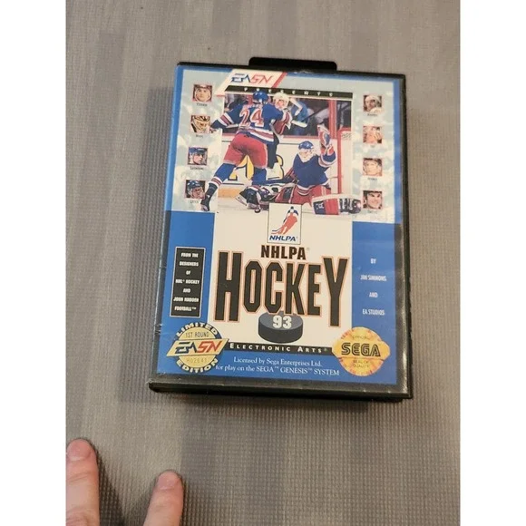 NHLPA Hockey 93 (Sega Genesis, 1992) CIB