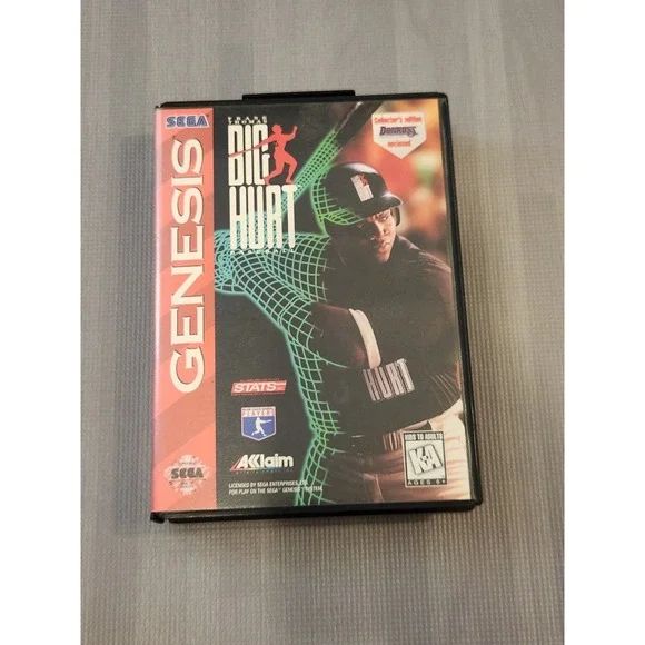 Frank Thomas Big Hurt Baseball Sega Genesis Game NO MANUAL