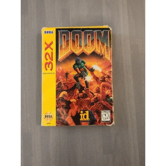1994 Doom Sega Genesis 32X CIB Complete Original Box Manual