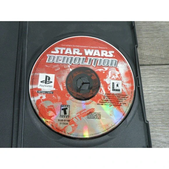 Star Wars Demolition Sony PlayStation 1 PS1 NTSC U/C LucasArts‎ Activision 2000