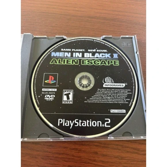 Men in Black II: Alien Escape (Sony PlayStation 2 2002) Ps2 Disc Only Video Game