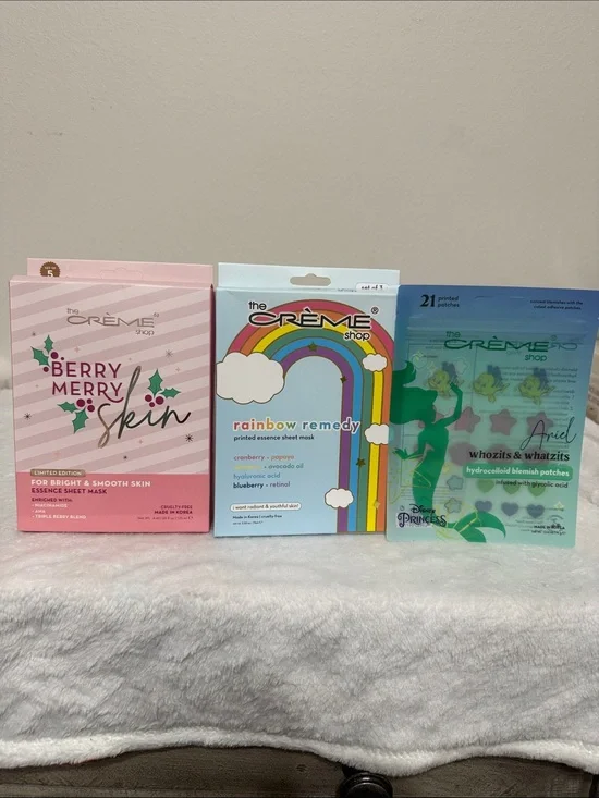 Disney Ariel Hydrocolloid Blemish Patches — Green, Light Blue, Purple