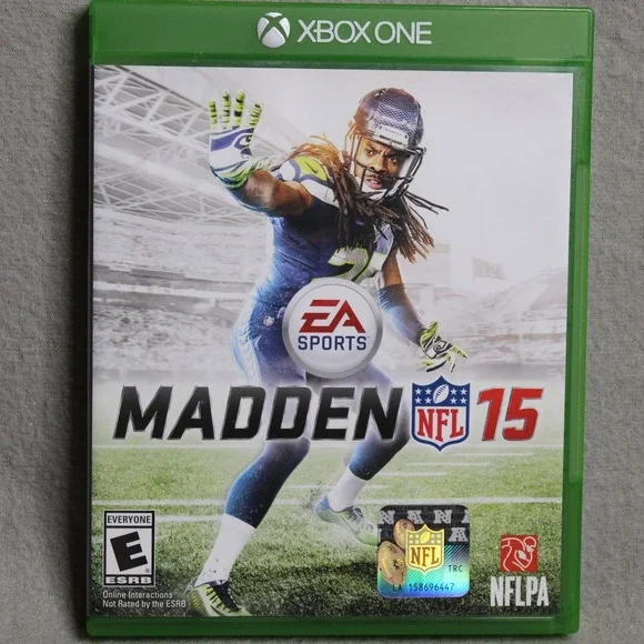 Madden NFL 15 Microsoft Xbox‎ One EA Sports Football Video Game Richard Sherman