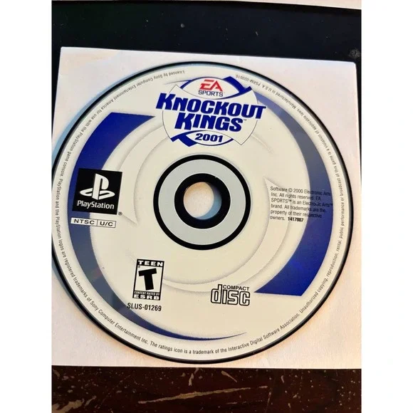 Knockout Kings 2001 (Sony PlayStation 1, 2000) PS1 Disc Only EA Sports Boxing