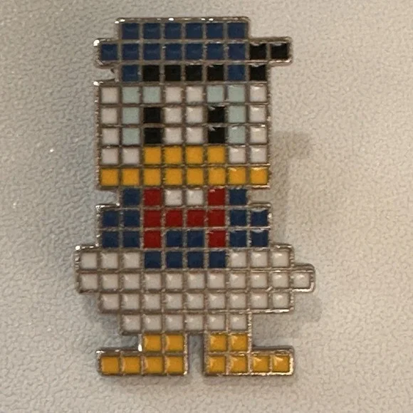 Donald Duck Digital Old 8 Bit Pixel‎ Video Disney Mystery Pin 121131 (2017)