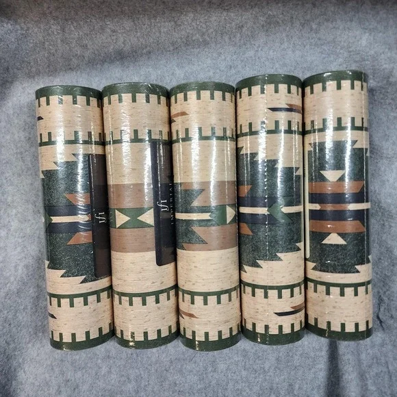 Vintage Imperial Fine Interiors Wallpaper Border Rolls 5‎ Southwestern Geometric
