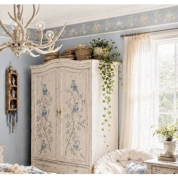 4 Corinthia  Spring Maid Wallpaper Border 7050814 Regency Whimsical Provincial