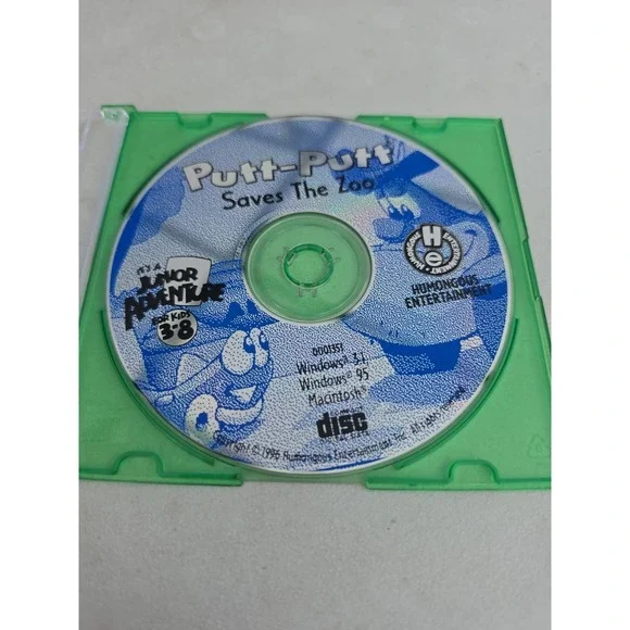 Putt Putt Saves The Zoo Cd Rom Disk Only