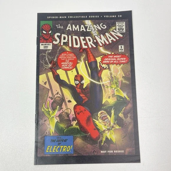 2006 Spider-Man Collectible Series Volume 20 Defeat of Electro Marvel Reprint