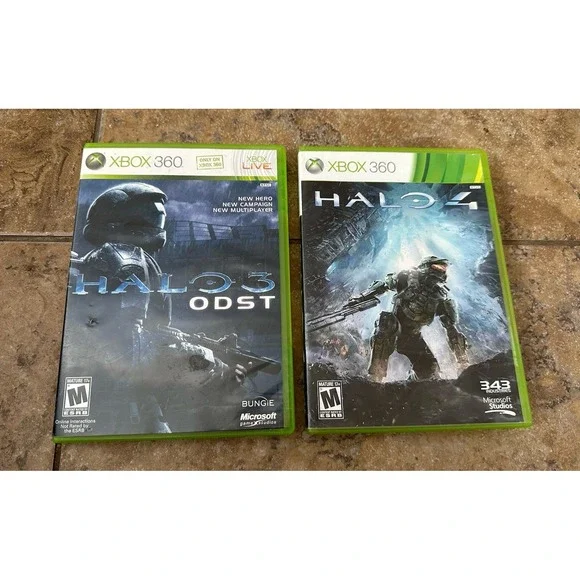 2 Lots Halo 3 ODST, Halo 4 xbox 360 game