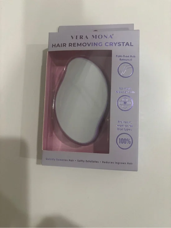 Vera Mona Hair Removing Crystal - Pink & White NWT
