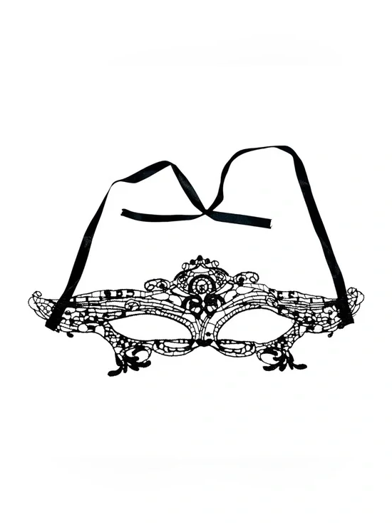 3/$20 💜 Lace Mask Gothic Masquerade Ball Halloween Victorian Cosplay
