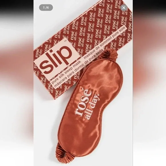 Slip Silk Rose All Day Rose Gold 22 Momme Mulburry 100% Silk Sleep Mask …