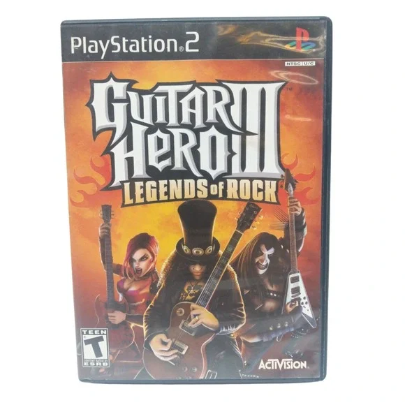 Guitar Hero III 3:‎ Legends of Rock PlayStation 2 PS2 Game