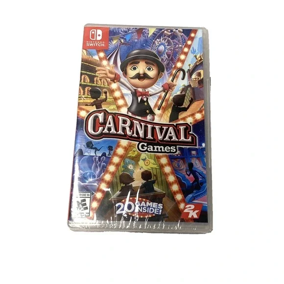 nintendo switch CARNIVAL GAMES 20 different‎ games in one NEW SEALED