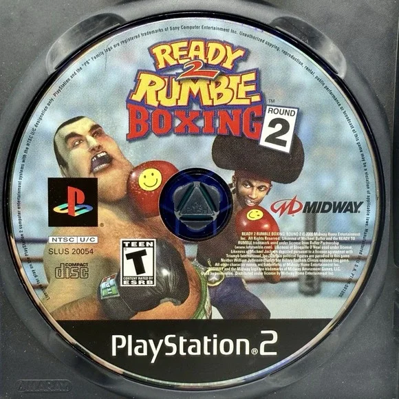 Ready 2 Rumble Boxing: Round 2‎ (Sony PlayStation 2) Disc Only Tested