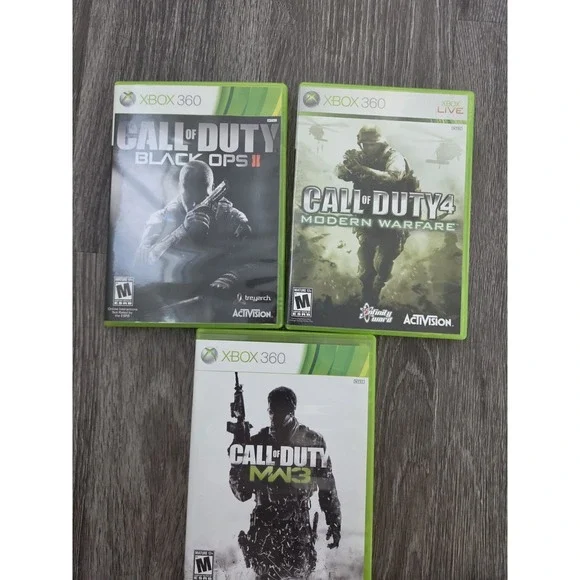 Call Of Duty Xbox 360 Games (Lot of 3)
