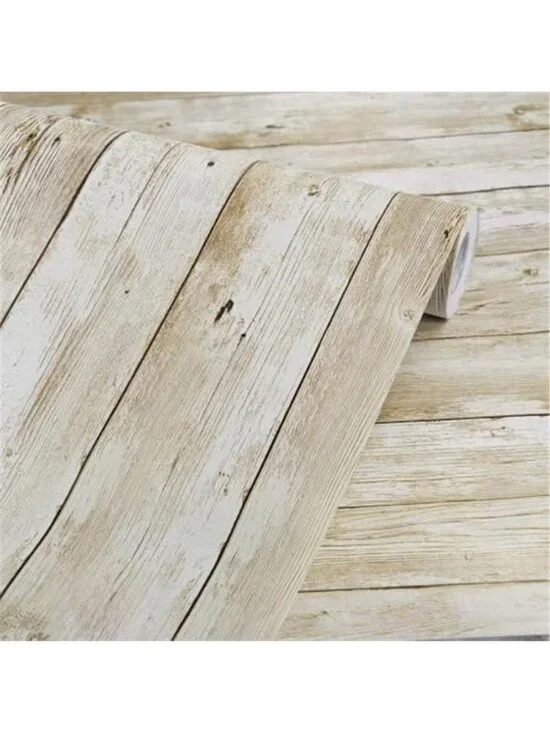 Wood Grain Peel Stick Wallpaper Self Adhesive Contact Paper Furniture Wall Decor