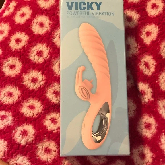 Vicky Powerful Super Dual Action Suction in Pink Silicone Dual-Stimulator