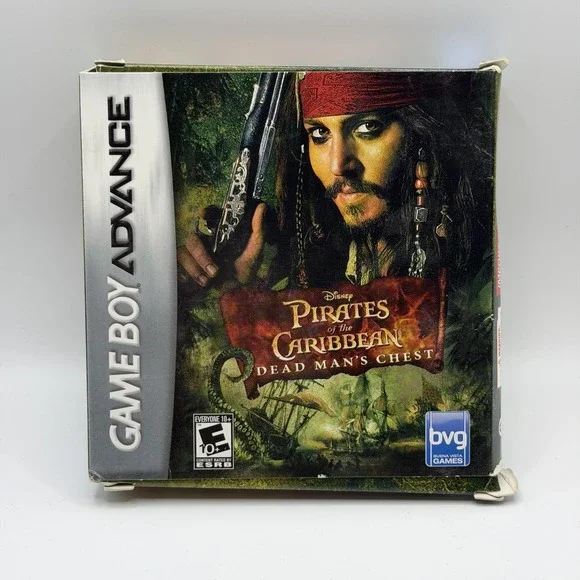 Pirates Of The Caribbean Nintendo GBA Game E10+ Bvg NTSC-U/C