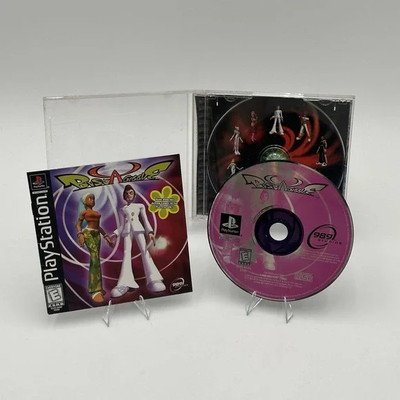 Bust A Groove (Sony PlayStation 1, 1998) PS1 Black Label - Retro Rhythm Game
