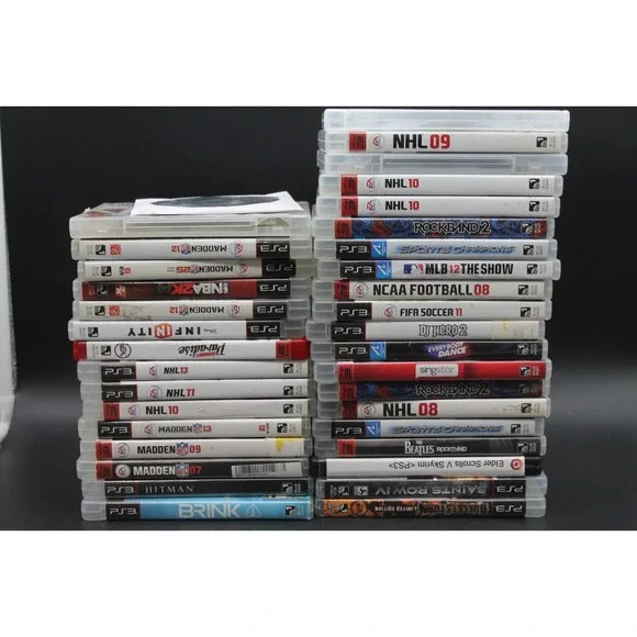 Sony PS3 Video Game Lot 37 Games Tested Includes Duplicates Madden NCAA COD More