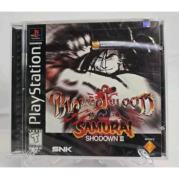 Samurai Shodown III:‎ Blades of Blood (PS1 PSX) NEW SEALED BLACK LABEL NM, RARE!