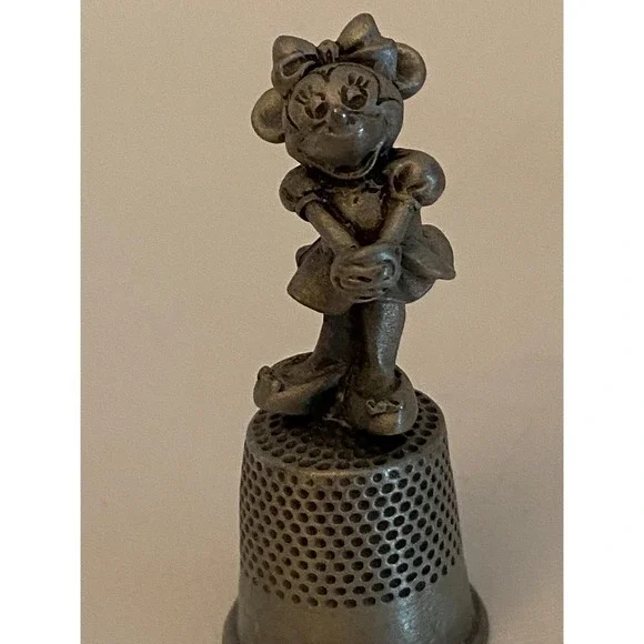 Minnie Mouse Disney Pewter Thimble