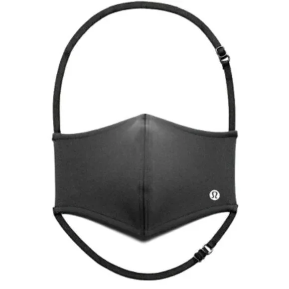 Lululemon Double Strap Face Mask Black New In Box (Men/Women) #3141