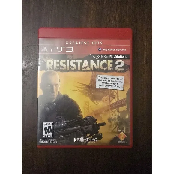 Resistance‎ 2 (Sony PlayStation 3, PS3, 2008) Greatest Hits TESTED