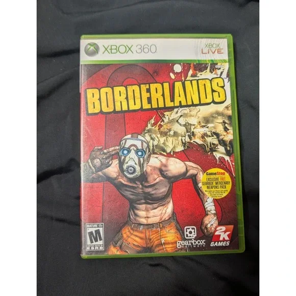 Borderlands Xbox 360 Game CIB Complete w/ Manual 2K Games RPG‎ Shooter