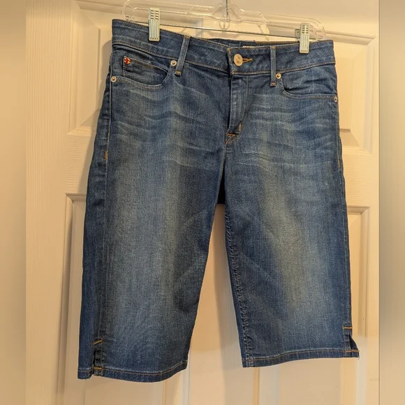 Hudson Jorts Blue Denim Knee Viceroy 5-Pocket Style Jean Shorts 30 *NWOT