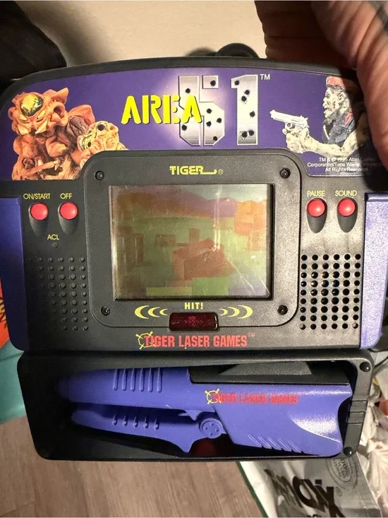 Tiger Laser Games Area 51 Handheld Electronic Game - 1995 Atari games