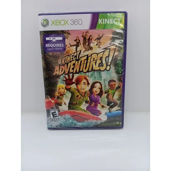 Kinect Adventures (Microsoft Xbox 360, 2010) Sealed 🔥✅