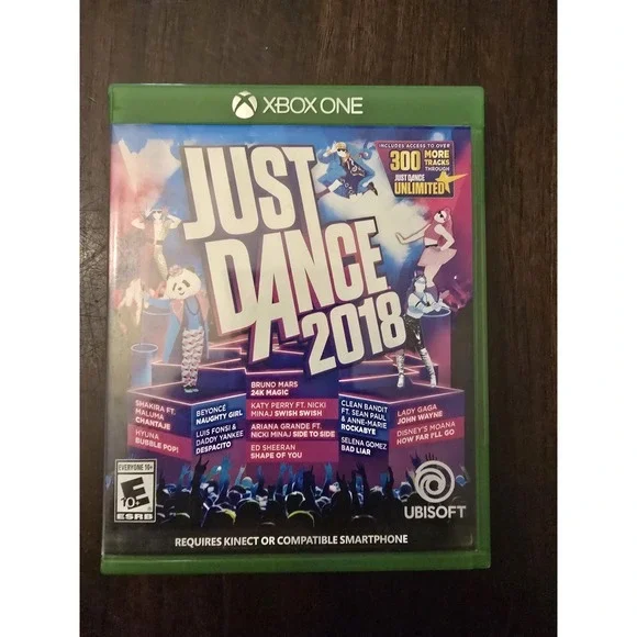 XBOX ONE XB1 VIDEO GAME JUST DANCE 2018 TESTED‎