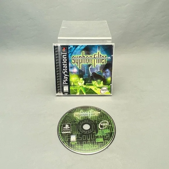 Syphon Filter (Sony PlayStation PS1, 1999) Complete CIB - Tested & Working