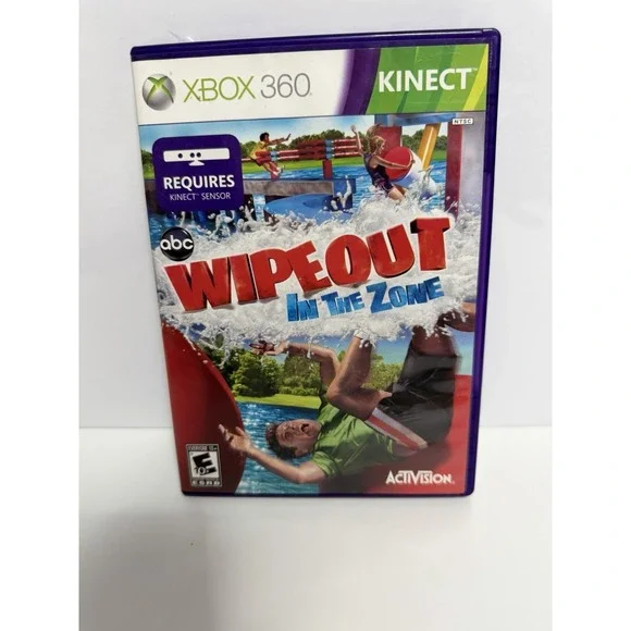Wipeout: In The Zone For X-Box 360 Kinect, CIB, Rated E10+