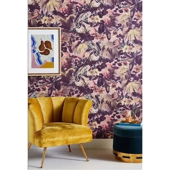 Anthropologie House of Hackney Limerance Wallpaper Rose Quartz Mauve
