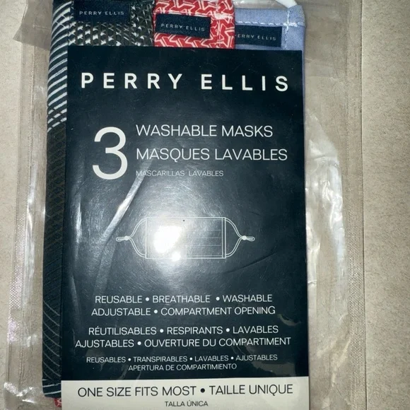Perry Ellis Multi-Color Washable‎ Masks