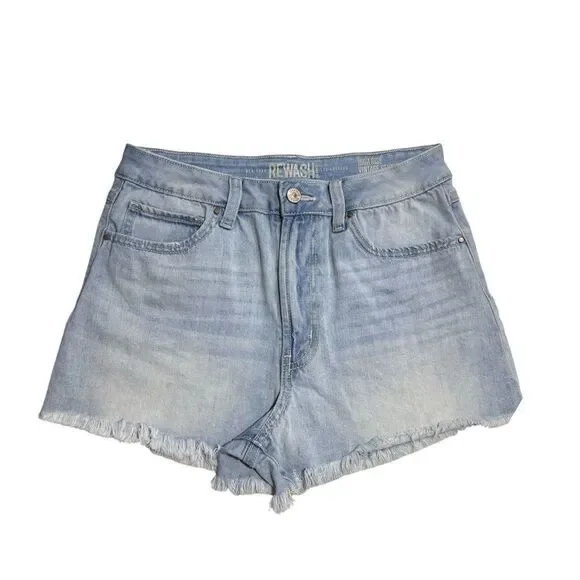 REWASH | Juniors The Wedge Vintage Reunion Super High Rise Denim Shorts 9/29